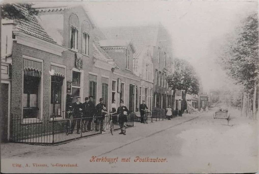 's-Graveland (NH) vóór 1905 – Postbodes met dienstfietsen, Ophalen of Verzenden, Voor 1920, Ongelopen, Noord-Holland