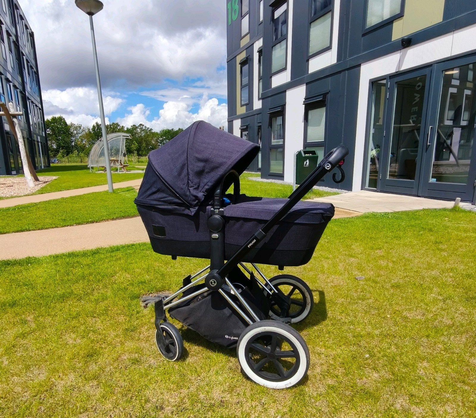CYBEX Priam kinderwagen met reiswieg en zitje, Ophalen, Gebruikt, Overige merken, Met reiswieg