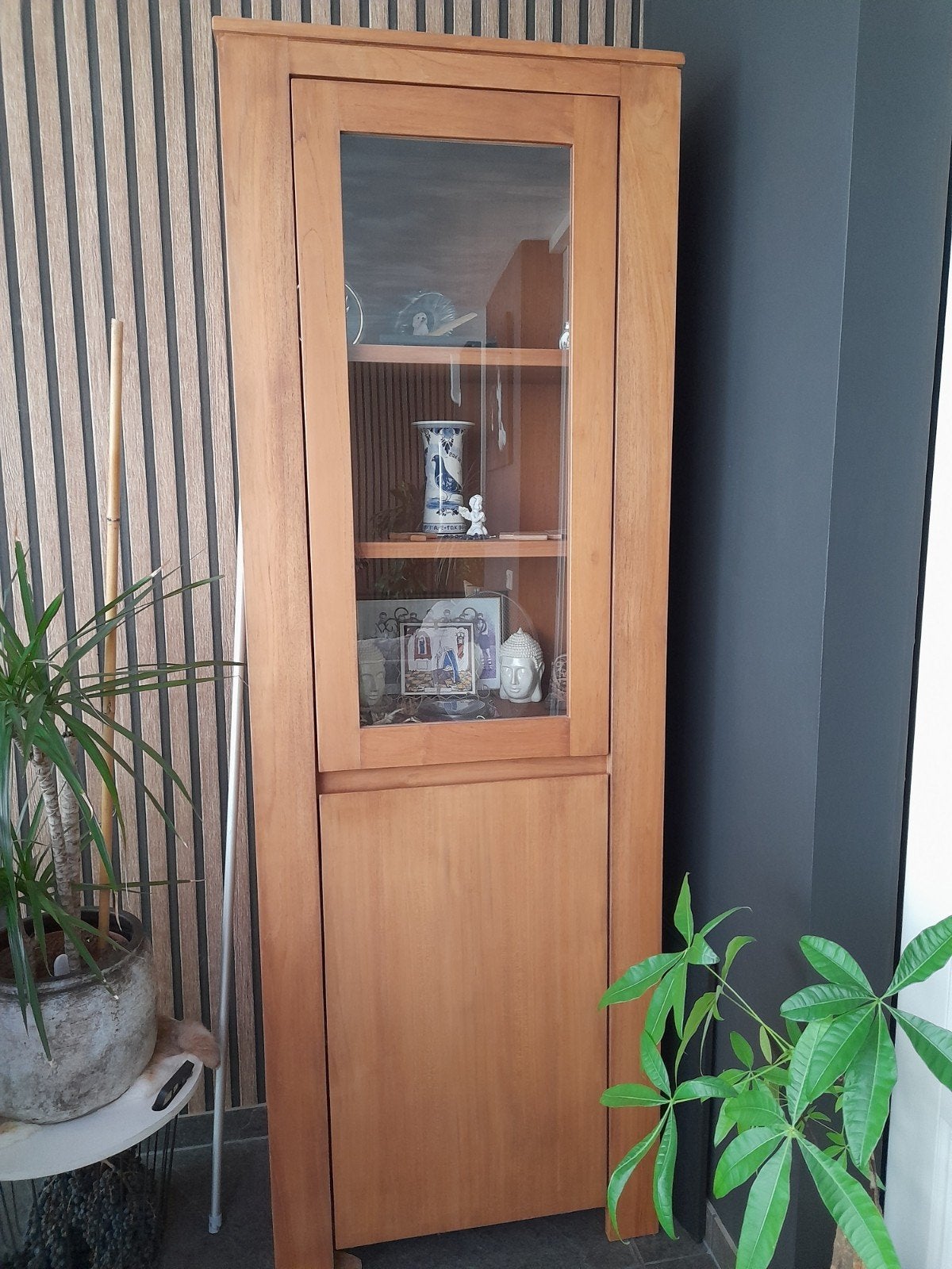 Woonkamerset: TV-kast, Eettafel, Vitrinekast, Salont, Ophalen, Gebruikt, 200 cm of meer, Glas