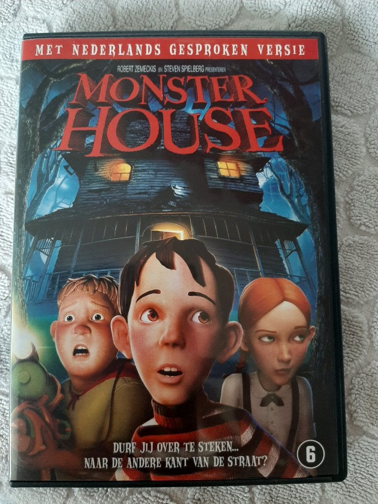 DVD - Monster House - Steven Spielberg, Avontuur, Ophalen of Verzenden, Zo goed als nieuw, Vanaf 6 jaar