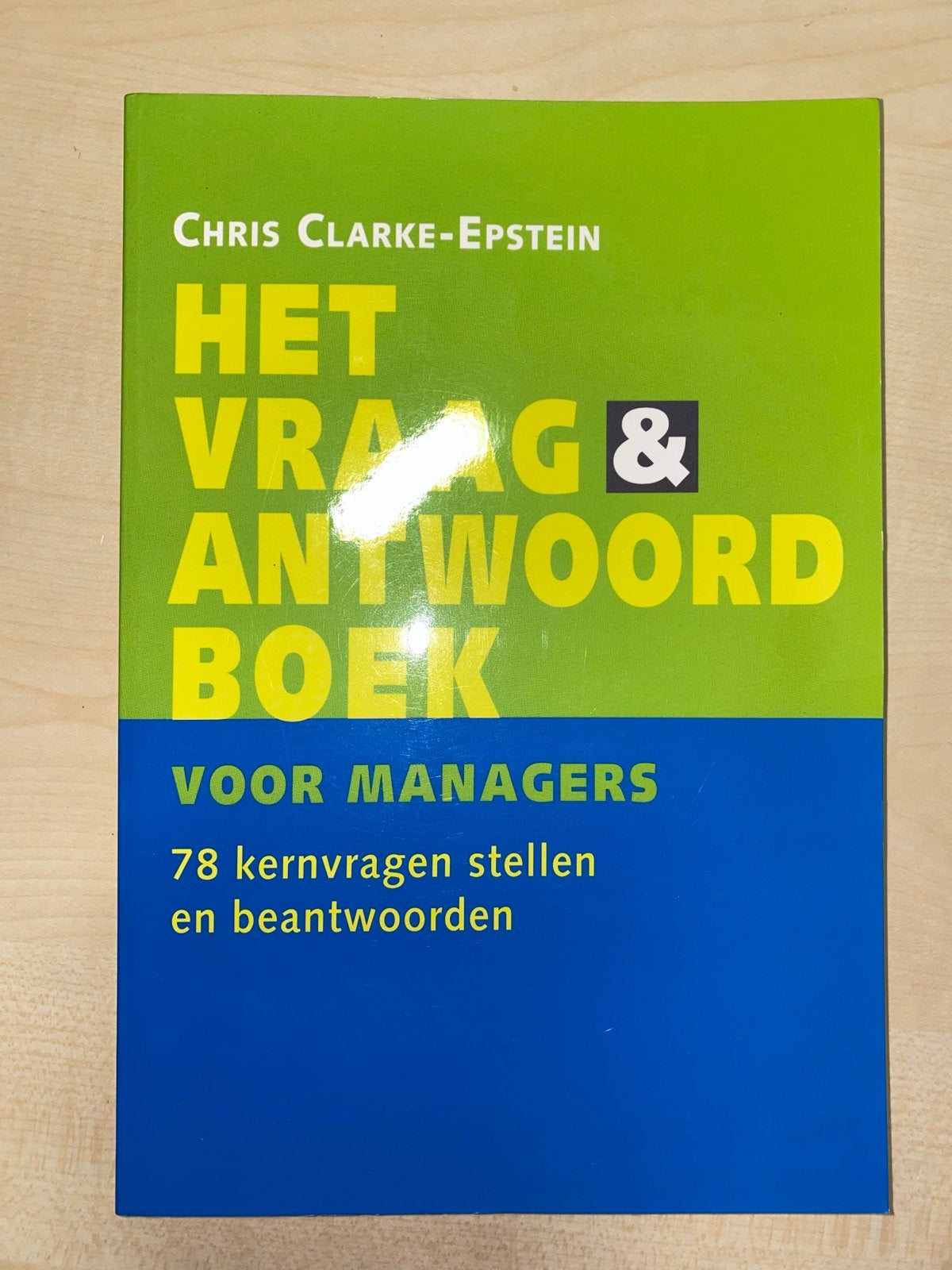 Het Vraag- & Antwoordboek voor Managers zgan staat, Ophalen of Verzenden, Zo goed als nieuw, Management