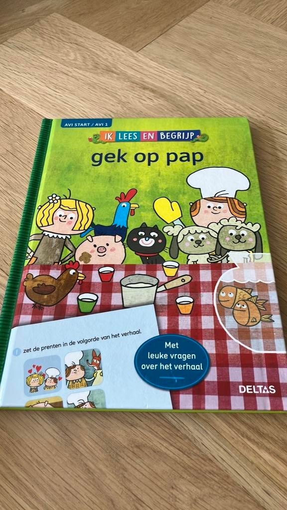 gek op pap, Boeken, Kinderboeken | Jeugd | onder 10 jaar, Ophalen of Verzenden, Zo goed als nieuw, Fictie algemeen