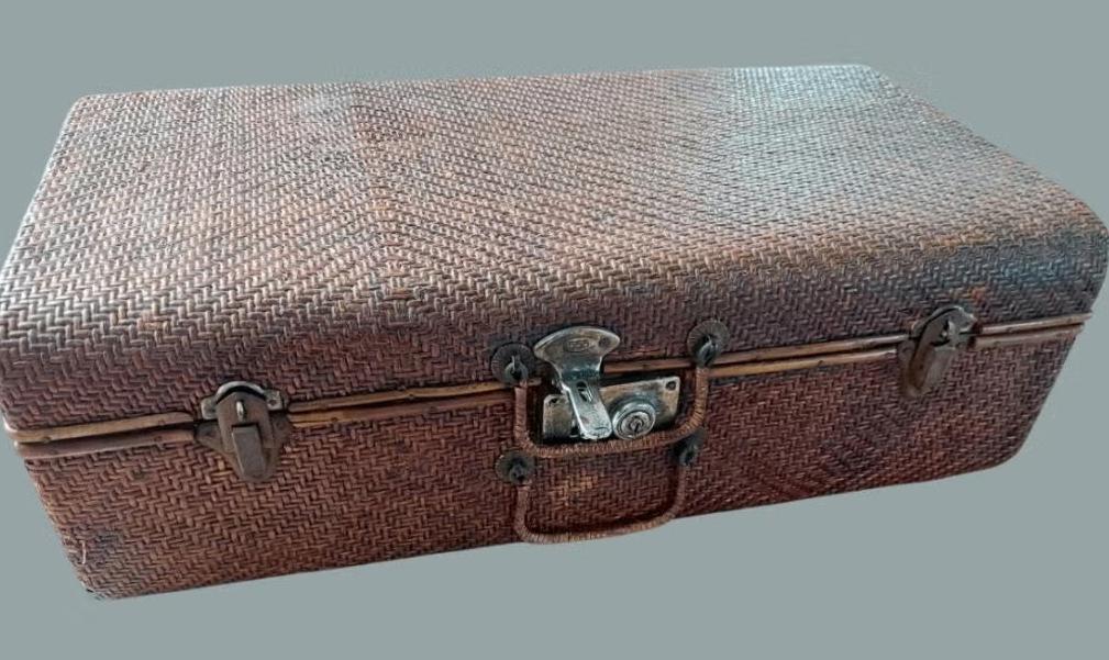 grote Hutkoffer, Ophalen of Verzenden, Gebruikt, Decoratieobject