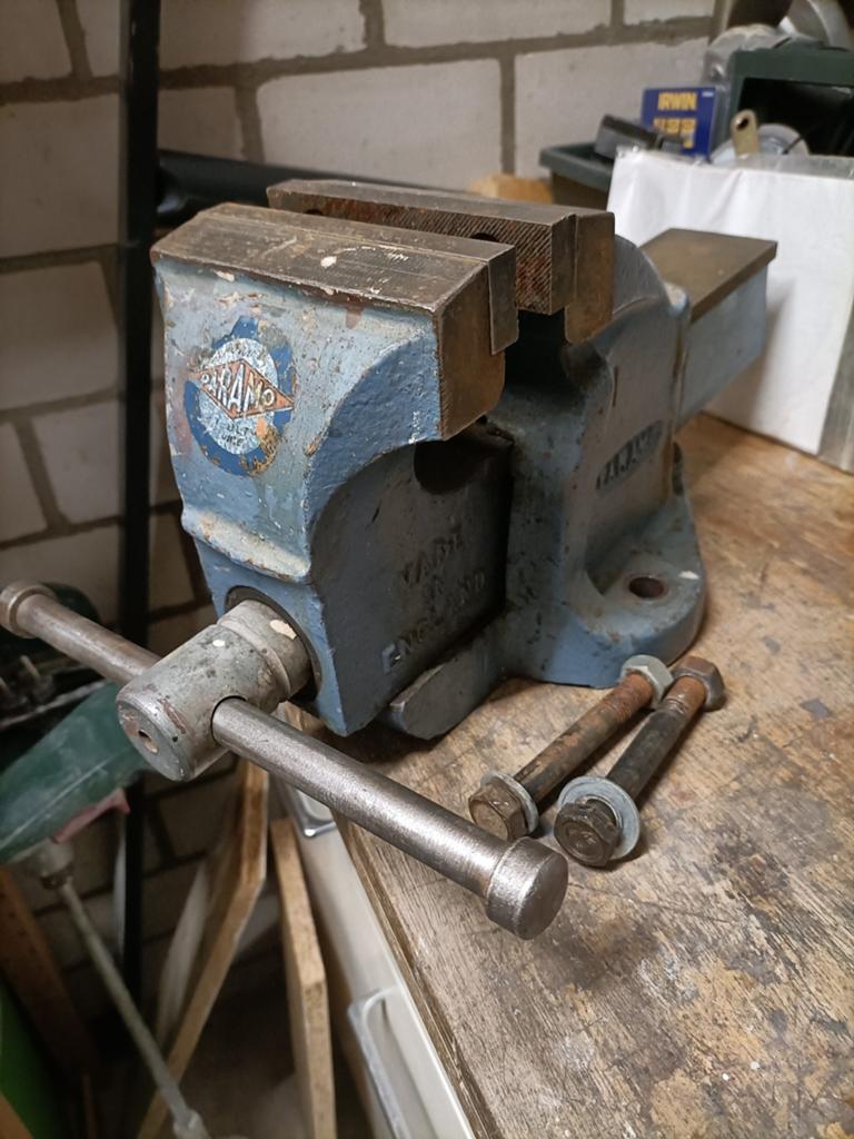 Bankschroef - Made in England, Ophalen, Gebruikt