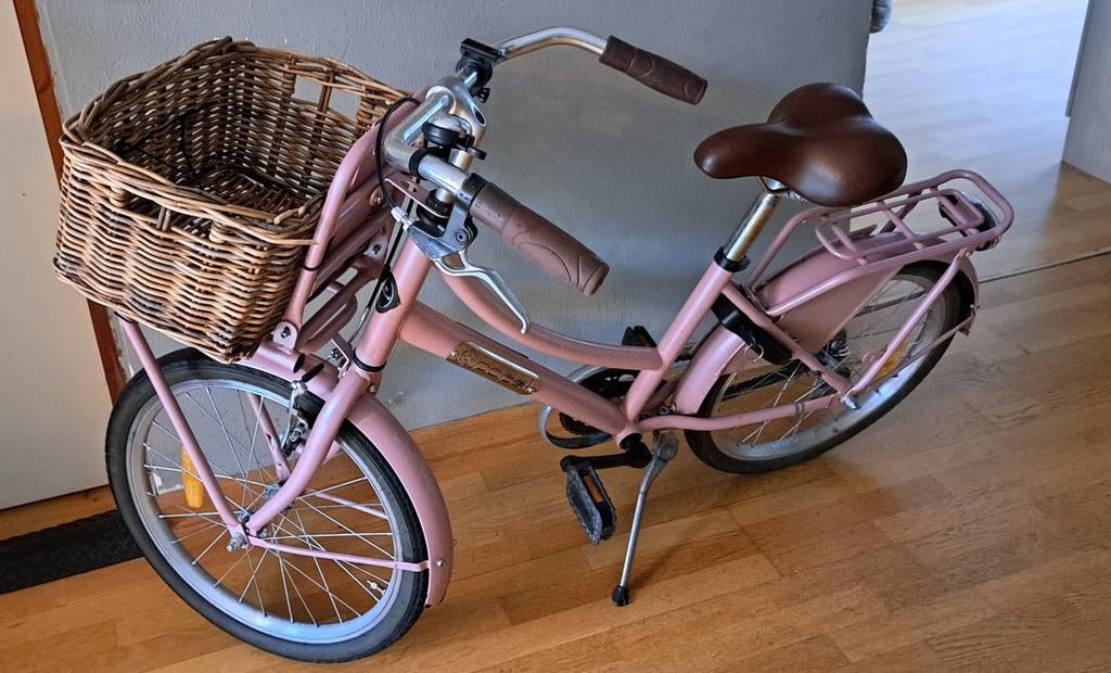 POPAL Meisjes fiets 16 inch inclusief fietsmand, Ophalen, Gebruikt, 16 inch
