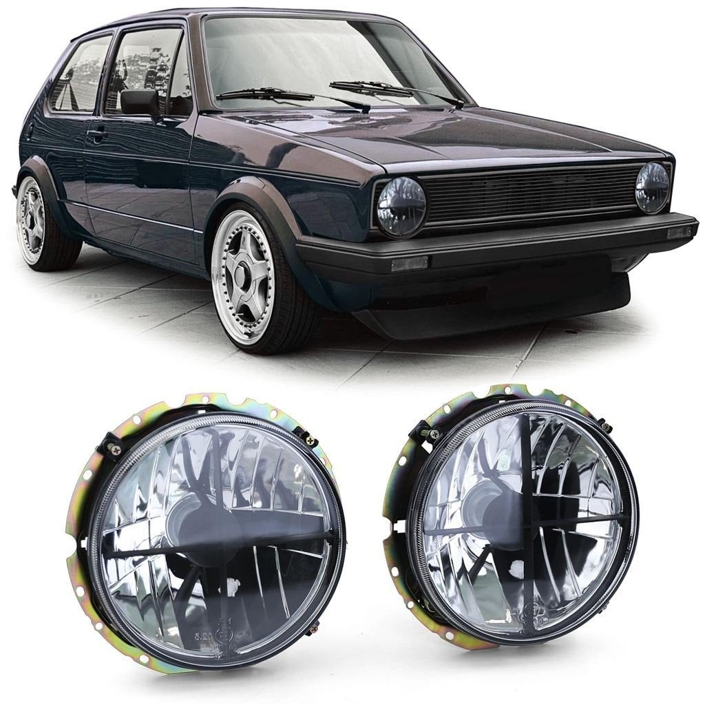 Koplampen Set Geschikt Voor Volkswagen Golf 1 Kruis Smoke