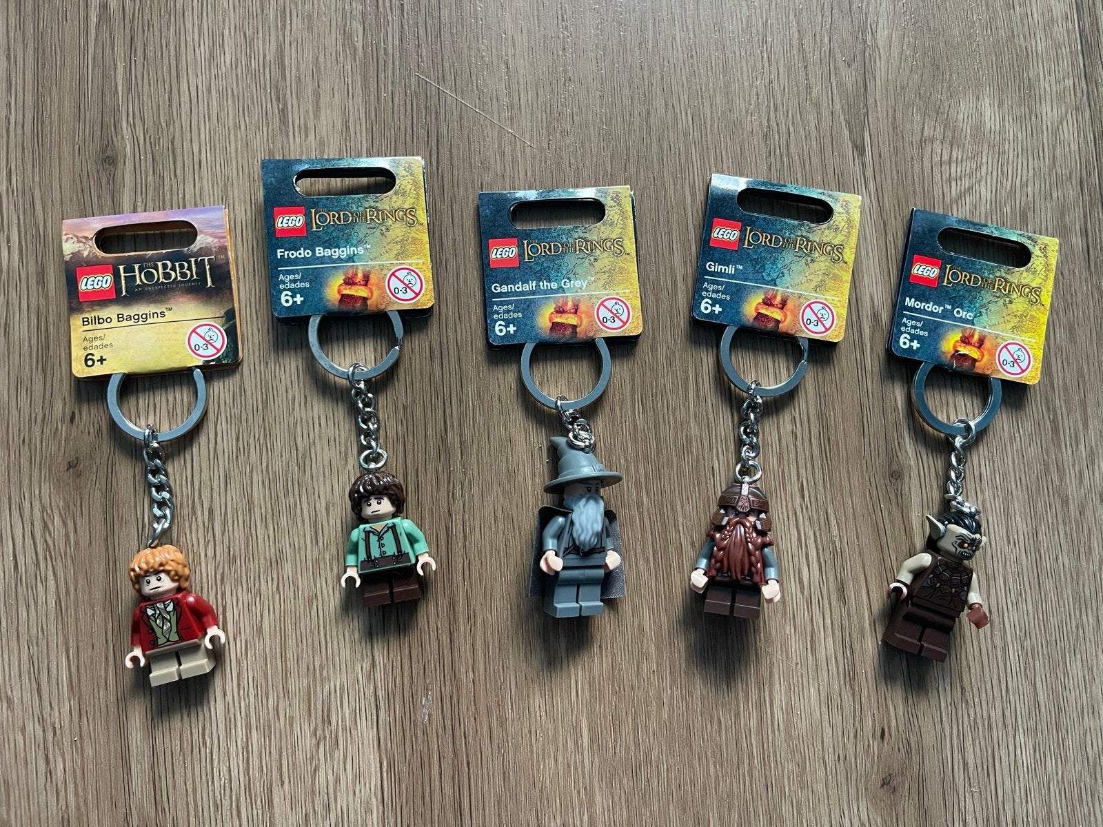Lego sleutelhangers - Hobbit & Lord of the Rings set, Ophalen of Verzenden, Nieuw