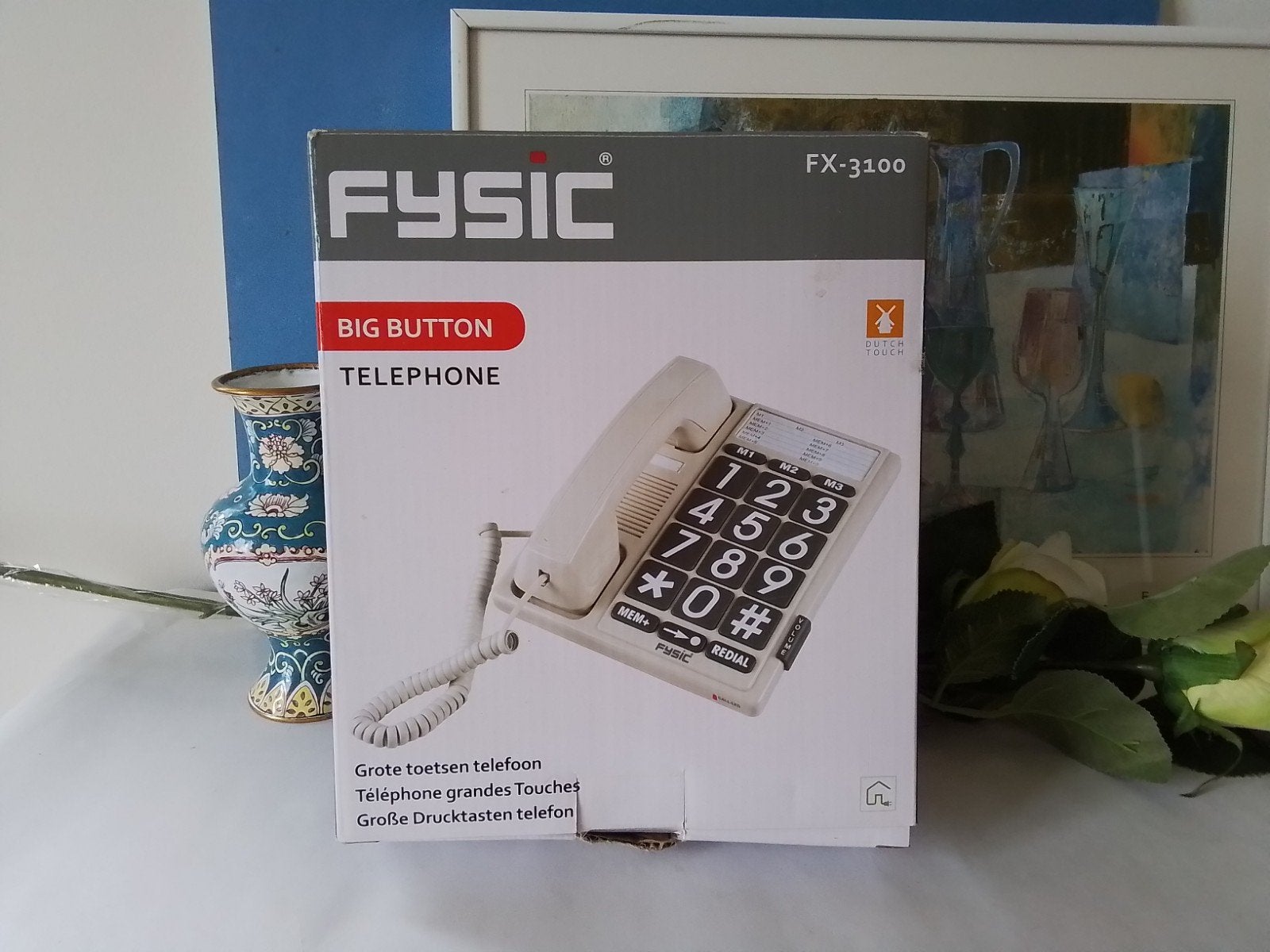 Fysic seniorentelefoon met grote toetsen - FX-3100, Ophalen of Verzenden, Zo goed als nieuw
