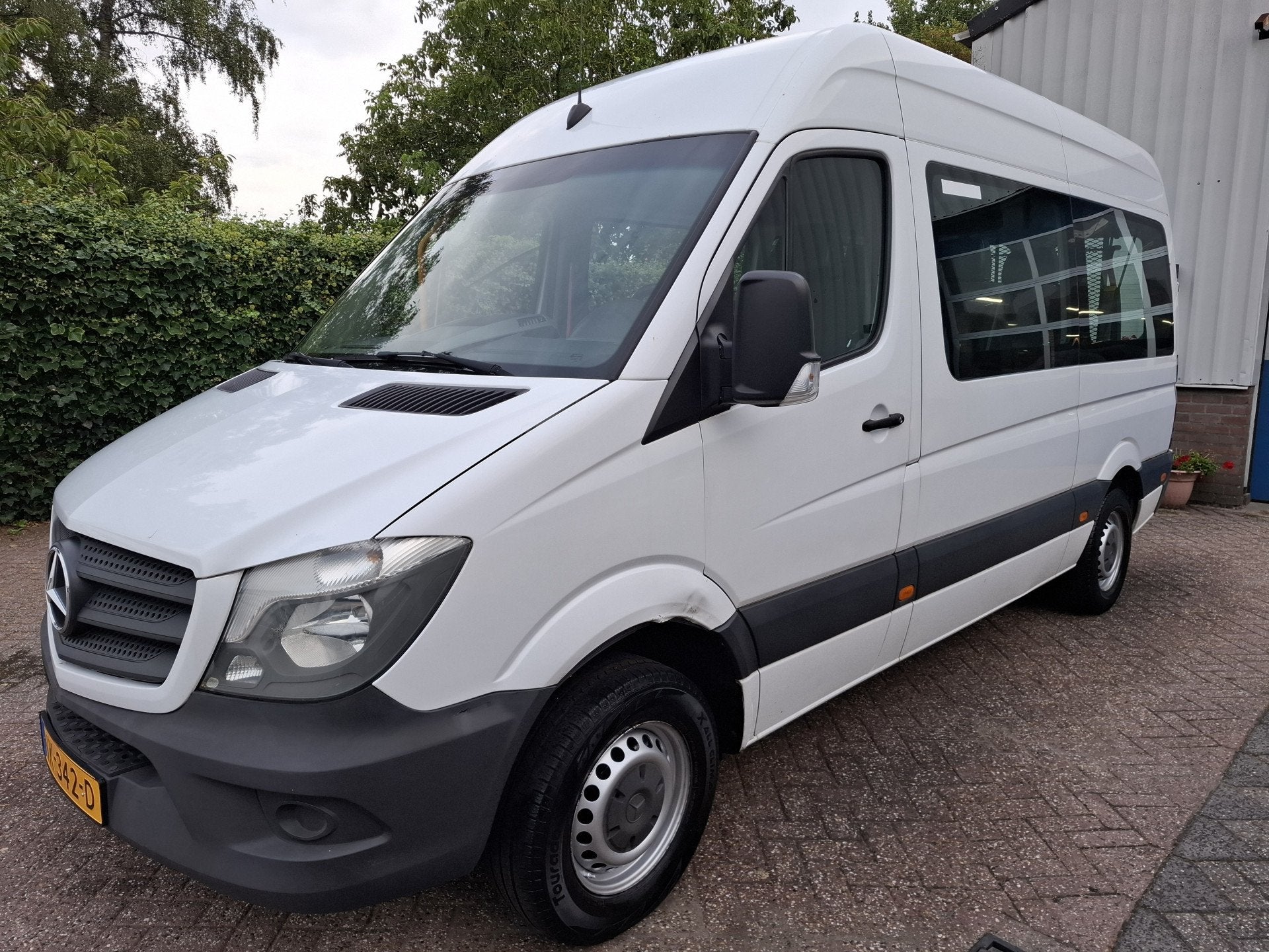 Mercedes-Benz Sprinter 316 NGT 7995.- INCL BTW 7-PERSOONS RO, Auto's, Automaat, Gebruikt, Wit, Origineel Nederlands