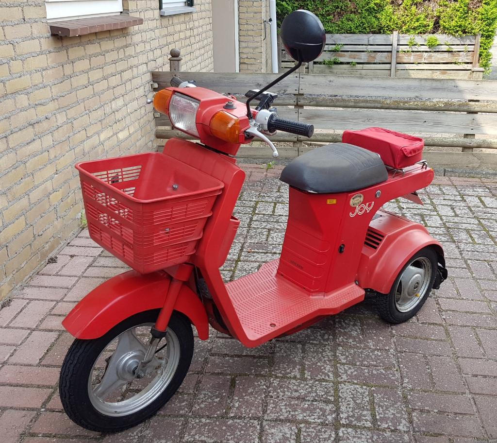 Honda NM50D Joy 2 wielen achter NL kenteken 1983, Fietsen en Brommers, Brommers | Oldtimers, Maximaal 45 km/u, 1 versnellingen