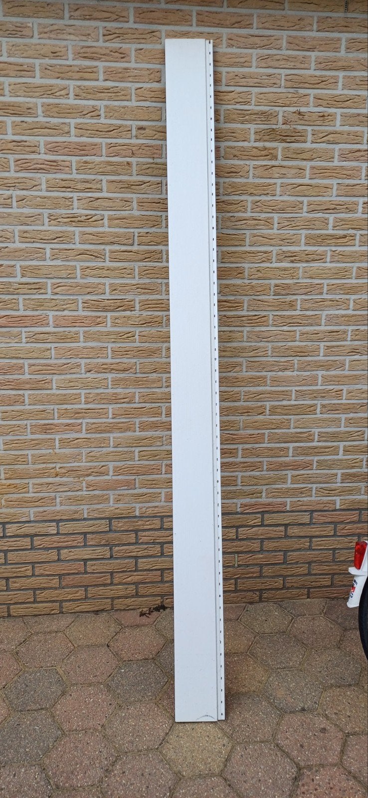 Werzalit gevel profiel wit (voor buitengebruik), Ophalen, Gebruikt, Mdf, 250 cm of meer
