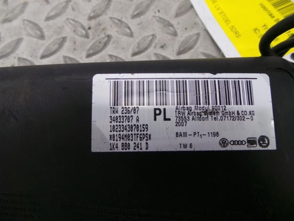 VOLKSWAGEN GOLF AIRBAG LINKS 2008, Ophalen of Verzenden, Gebruikt, Stiba lid