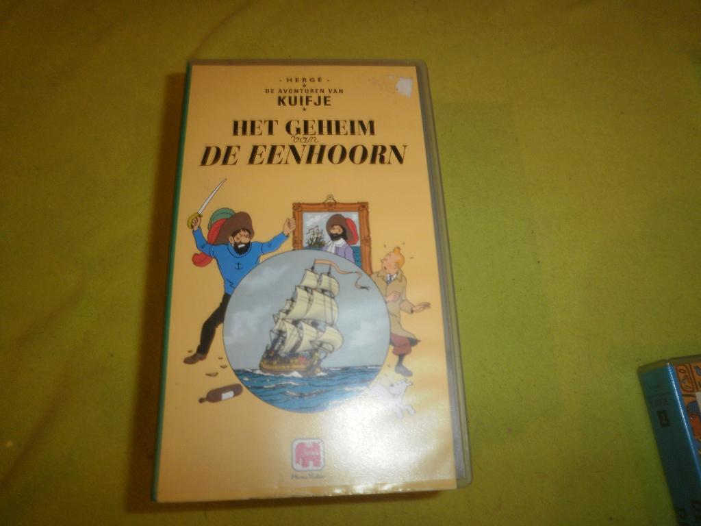 KUIFJE "Het Geheim van de Eenhoorn" Tekenfilm Op VIDEO!, Cd's en Dvd's, VHS | Kinderen en Jeugd, Alle leeftijden, Verzenden, Zo goed als nieuw