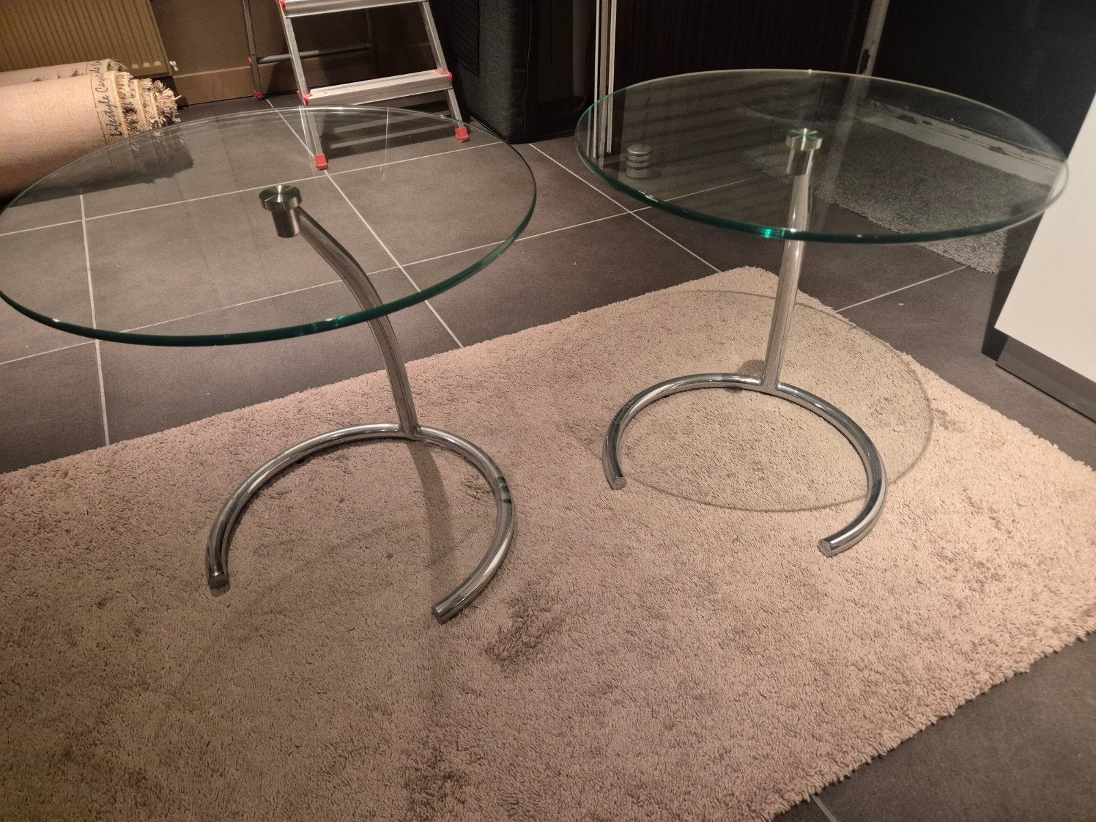 Set van 2 Vintage IKEA 'RY' bijzettafels (Tord Björklund 198, Ophalen, Minder dan 50 cm, Gebruikt, 50 tot 100 cm