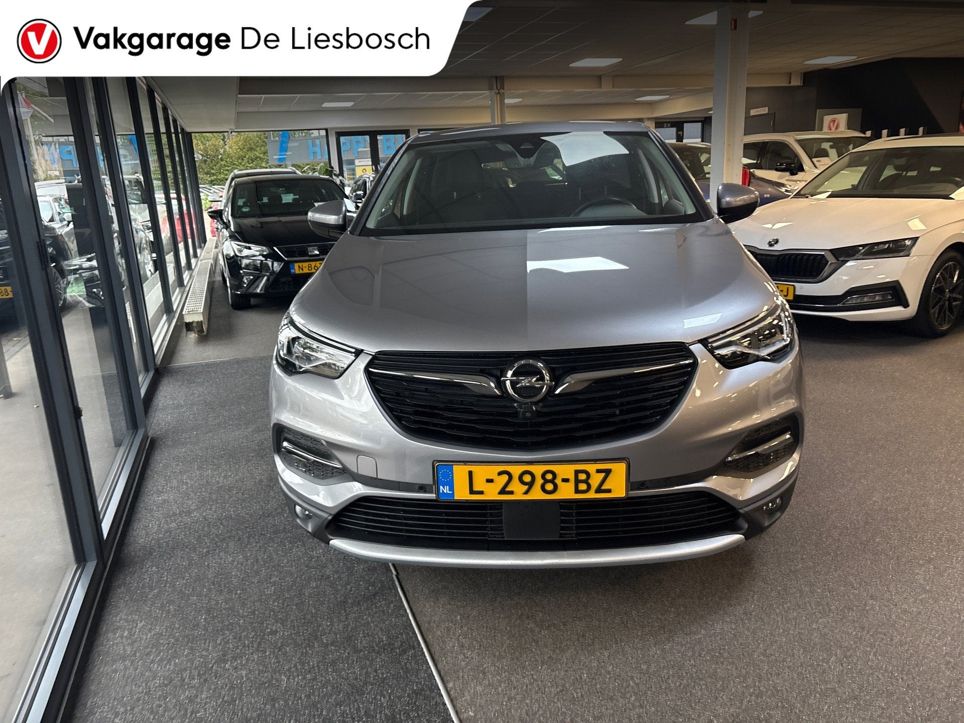 Opel Grandland X 1.6 Turbo Hybrid Business Elegance/navi/cam, Auto's, Stof, 4 cilinders, Bedrijf, Verwarmde buitenspiegels