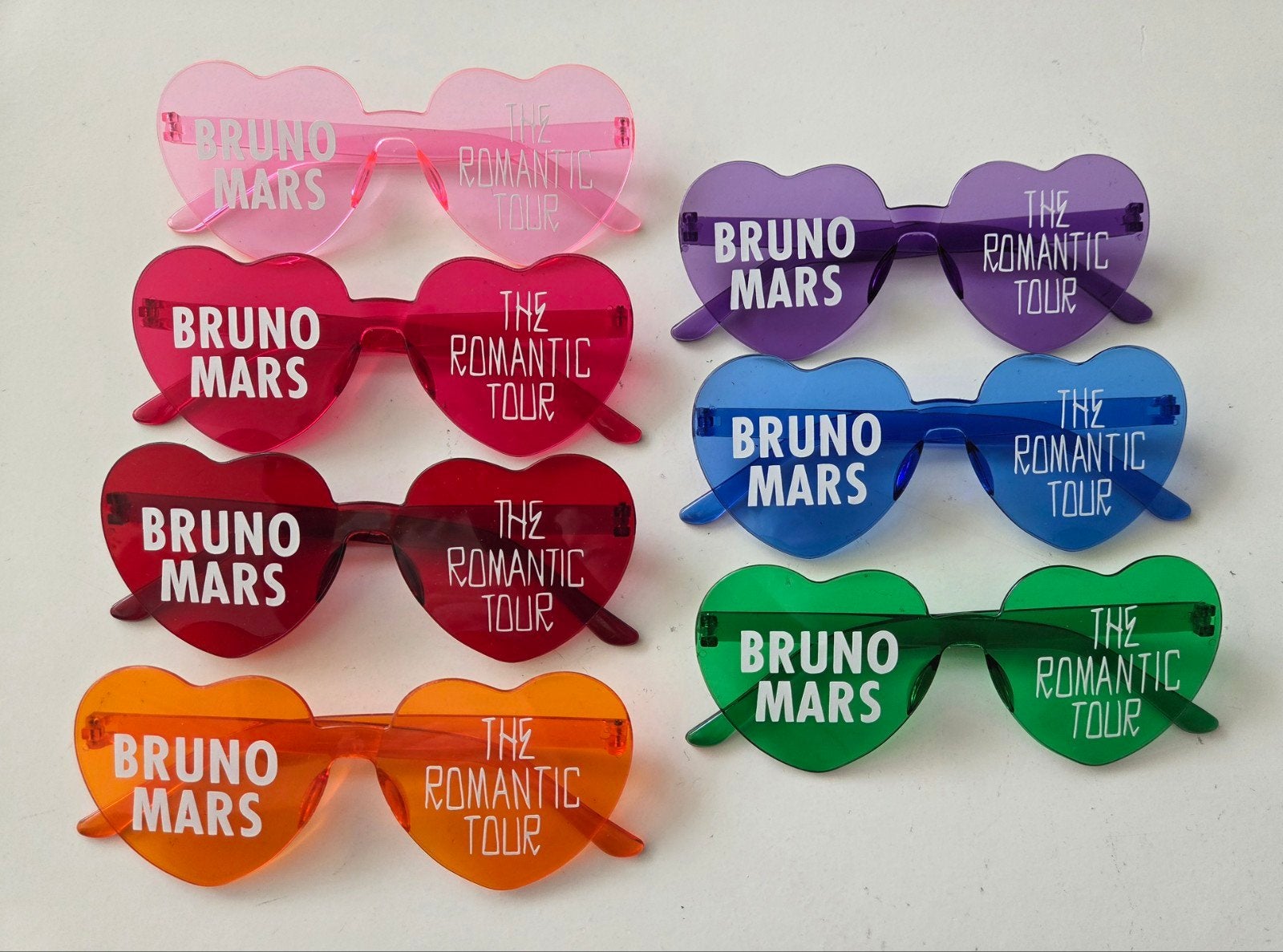 Bruno Mars bril, hart of ster, 5 euro per stuk, Ophalen of Verzenden, Nieuw, Overige merken