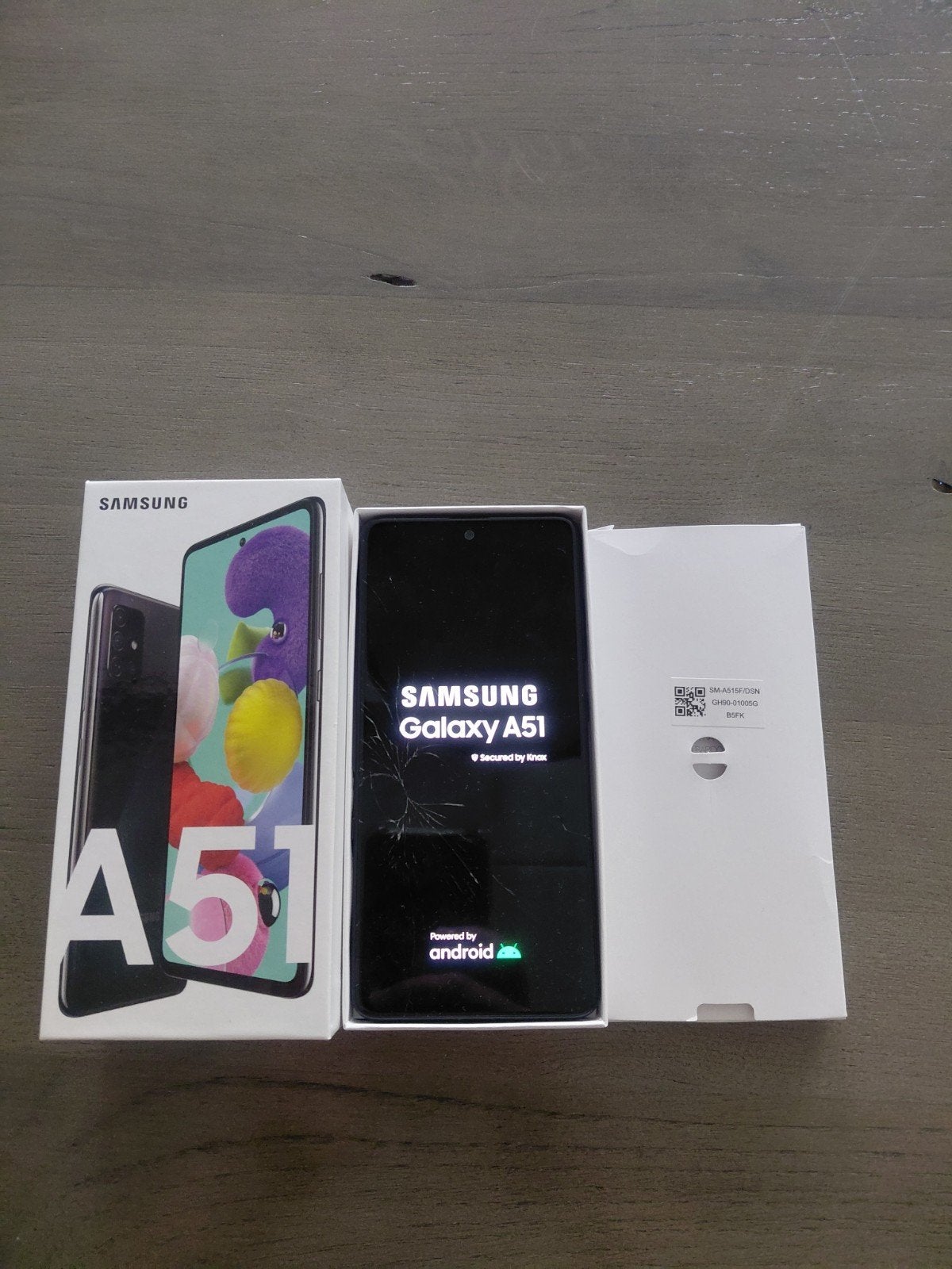 samsung galaxy A51 128GB met kapot scherm, Gebruikt, Zwart, Ophalen of Verzenden, 128 GB