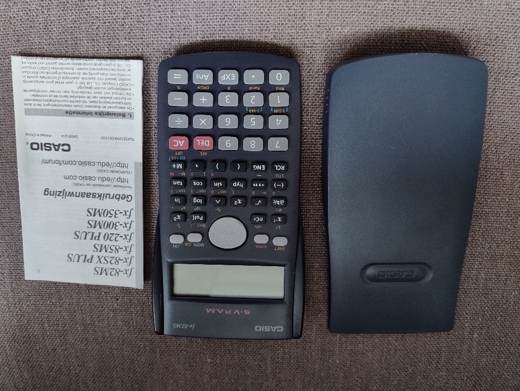 Casio fx 82 MS rekenmachine, Diversen, Rekenmachines, Ophalen of Verzenden, Zo goed als nieuw