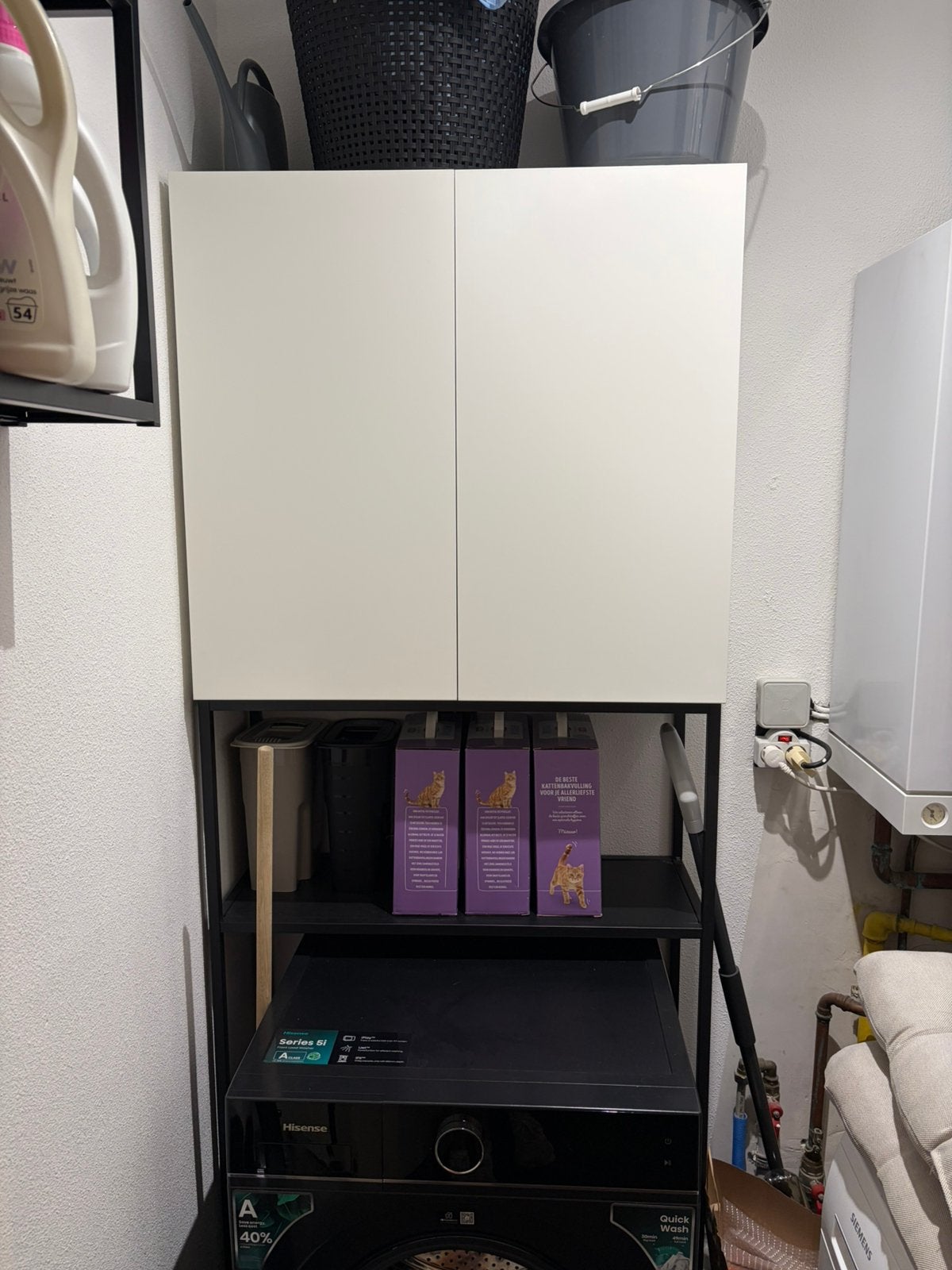 Wasmachinekast, Ophalen, Zo goed als nieuw, 25 tot 50 cm, Minder dan 100 cm