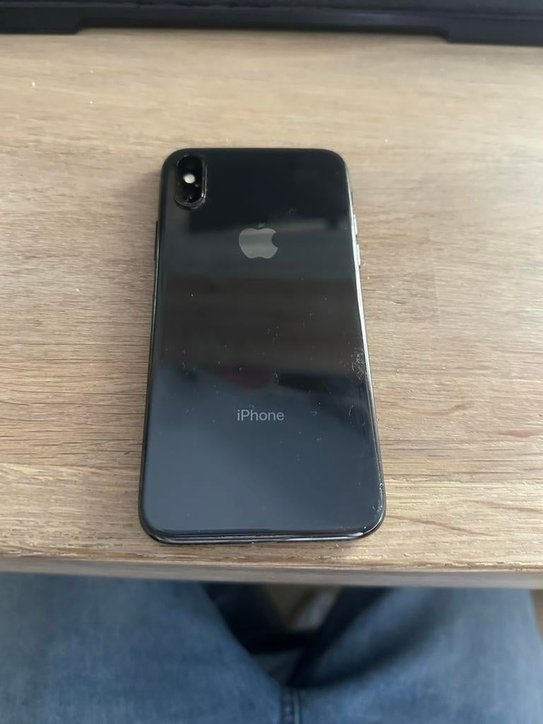 iPhone X - Batterij slecht, Telecommunicatie, Mobiele telefoons | Apple iPhone, Zwart, Zo goed als nieuw, 64 GB, IPhone X