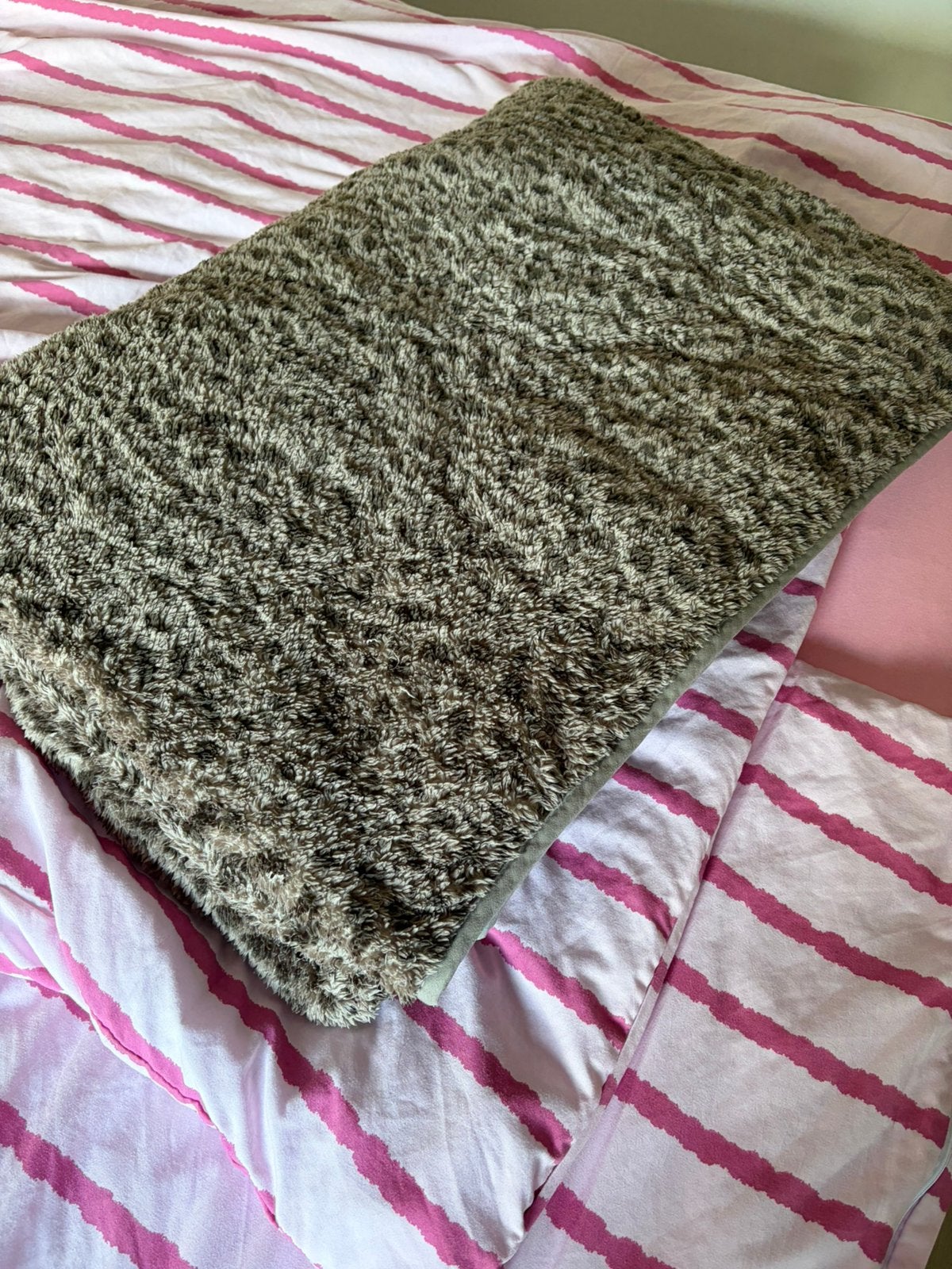Wasbare dekbed luipaard 2x140cm en 1x220cm, Beige, Ophalen of Verzenden, Deken of Dekbed, Wasbaar