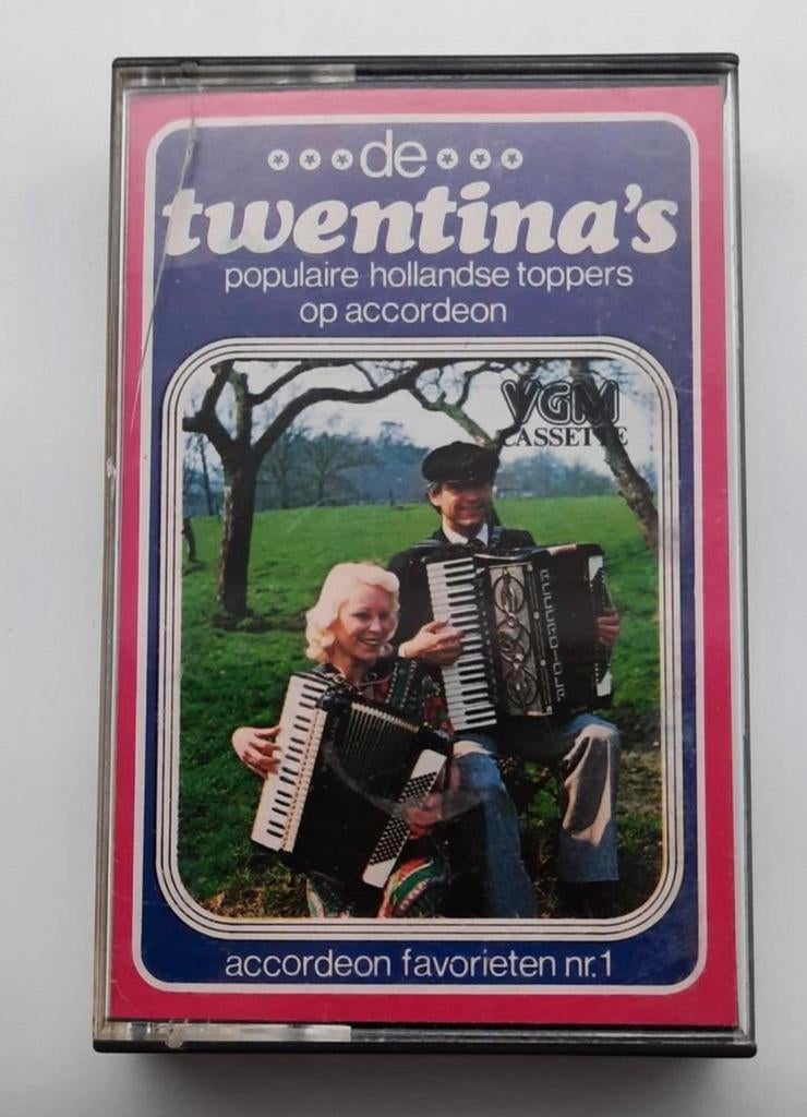 De Twentina's Accordeon favorieten nr. 1 Cassette Bandje, Cd's en Dvd's, Cassettebandjes, Gebruikt, 1 bandje, Ophalen of Verzenden
