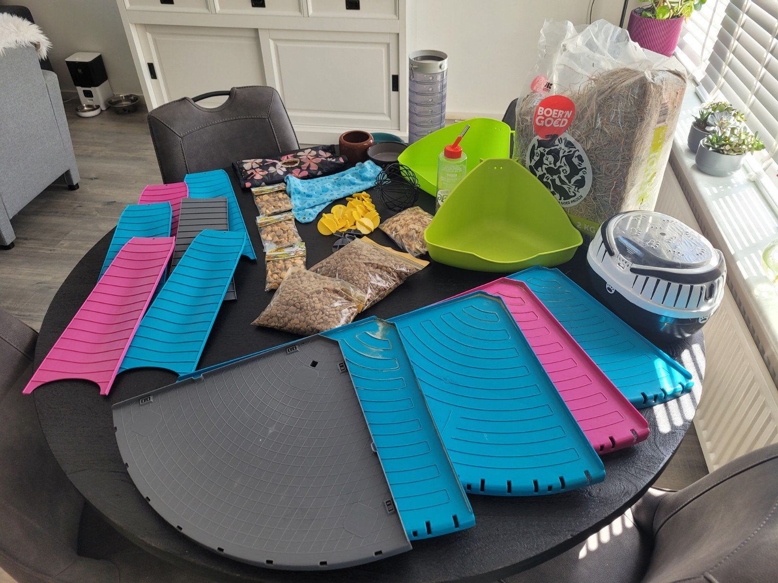 Ferplast plateaus, Ophalen