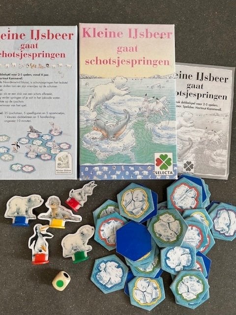Kleine ijsbeer gaat schotjes springen(2-5 sp) 4+, Een of twee spelers, Ophalen of Verzenden, Zo goed als nieuw