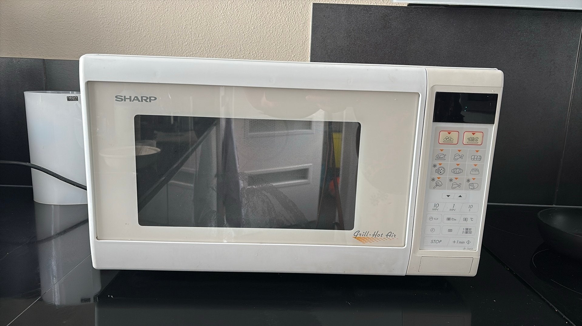 Sharp combi magnetron oven grill, Witgoed en Apparatuur, Magnetrons, Ophalen, Gebruikt, Grill, Draaiplateau