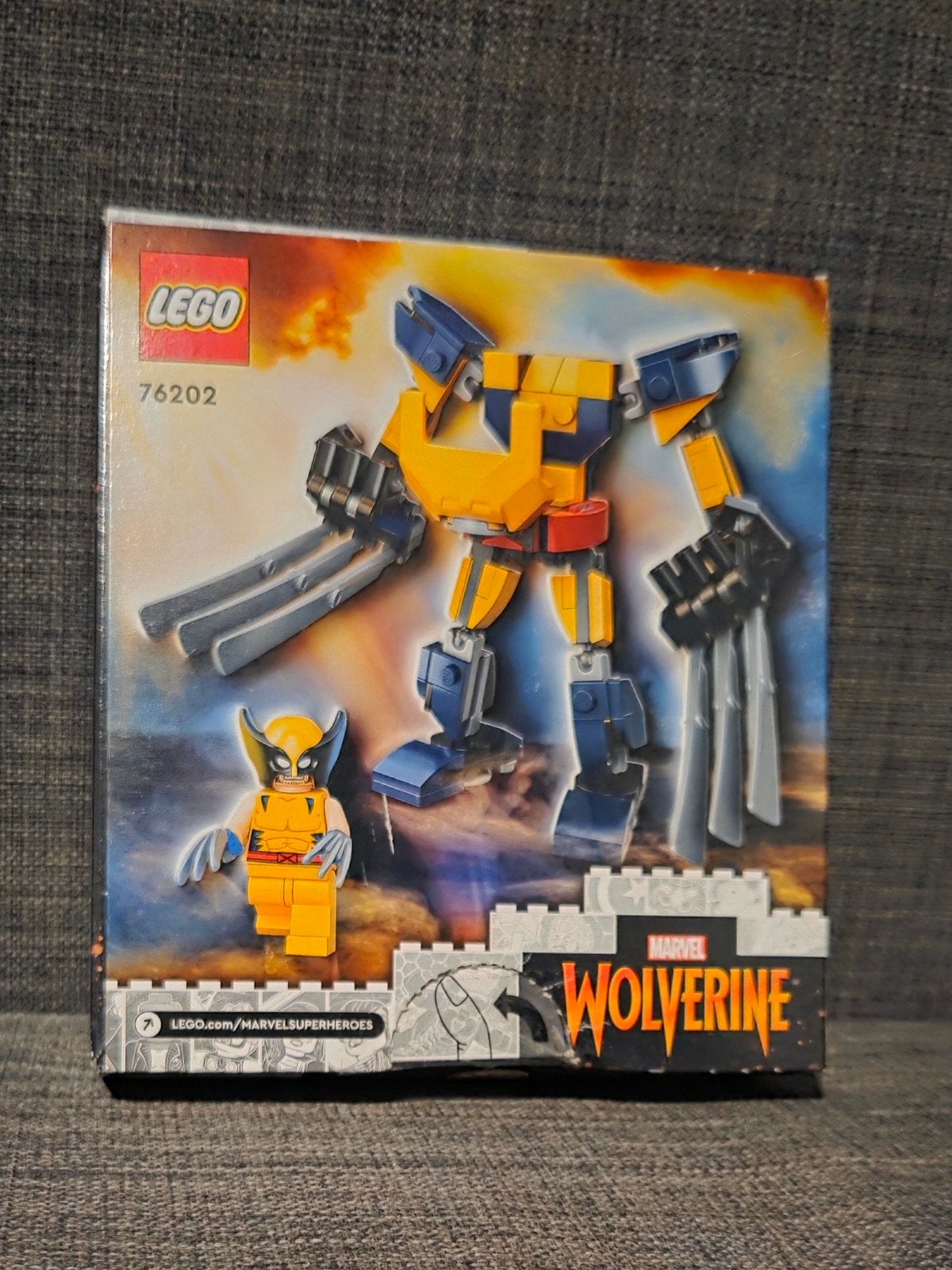 Lego Marvel Superheroes 76202 Wolverine Mech Armor, Ophalen of Verzenden, Gebruikt, Lego
