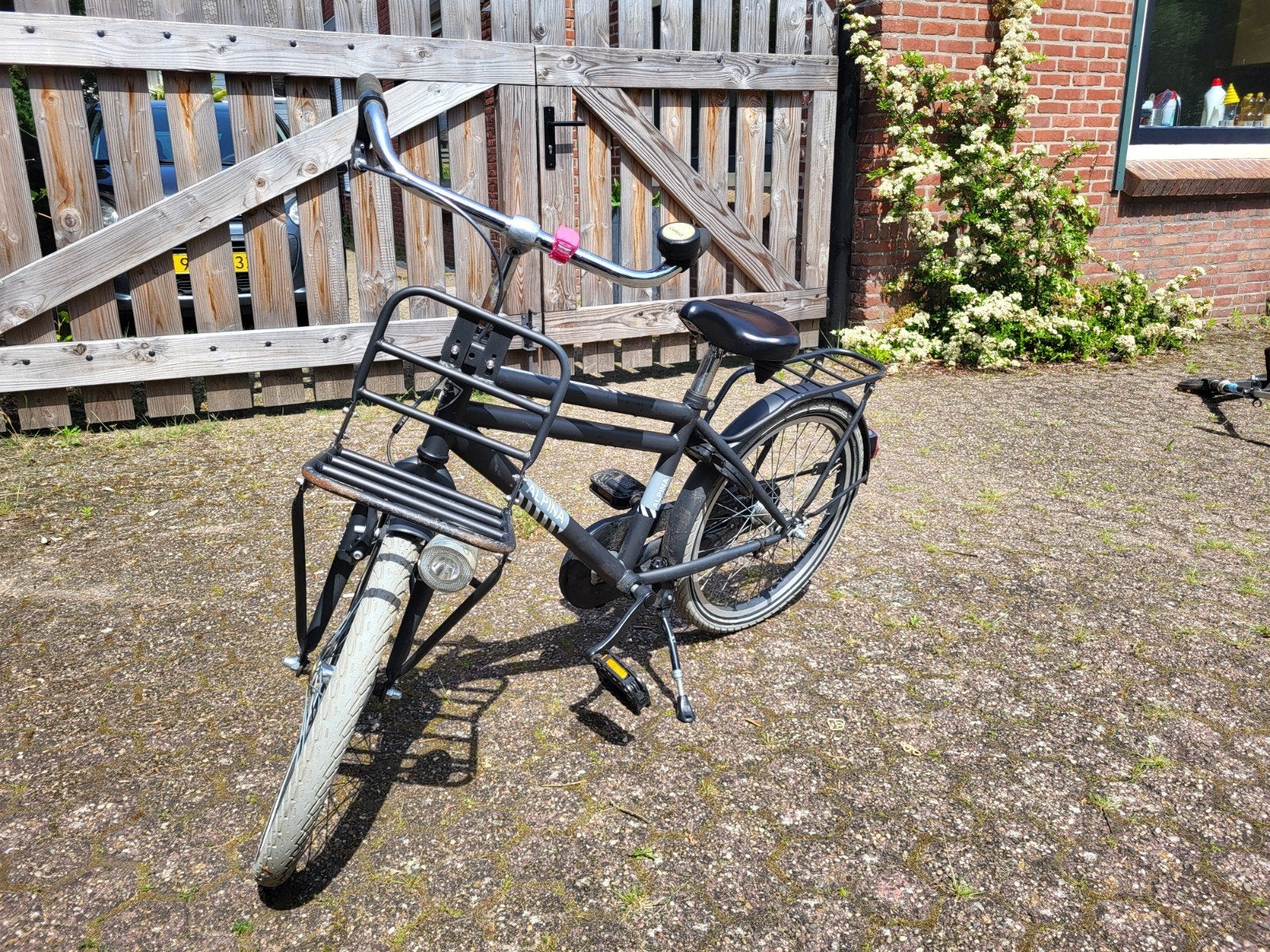 transportfiets Alpina 20 inch, Ophalen, Gebruikt, Alpina Cargo, Terugtraprem