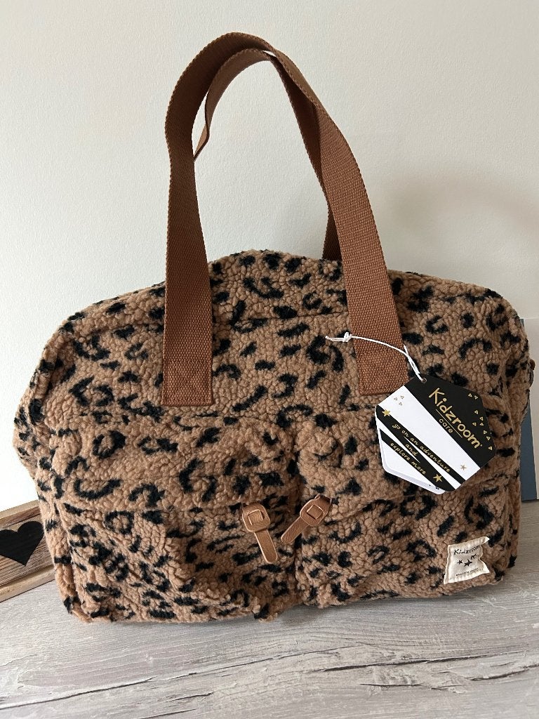 Luiertas, Kinderen en Baby's, Luiertassen, Verzorgingstas, Bruin, Ophalen of Verzenden, Bevestiging voor kinderwagen