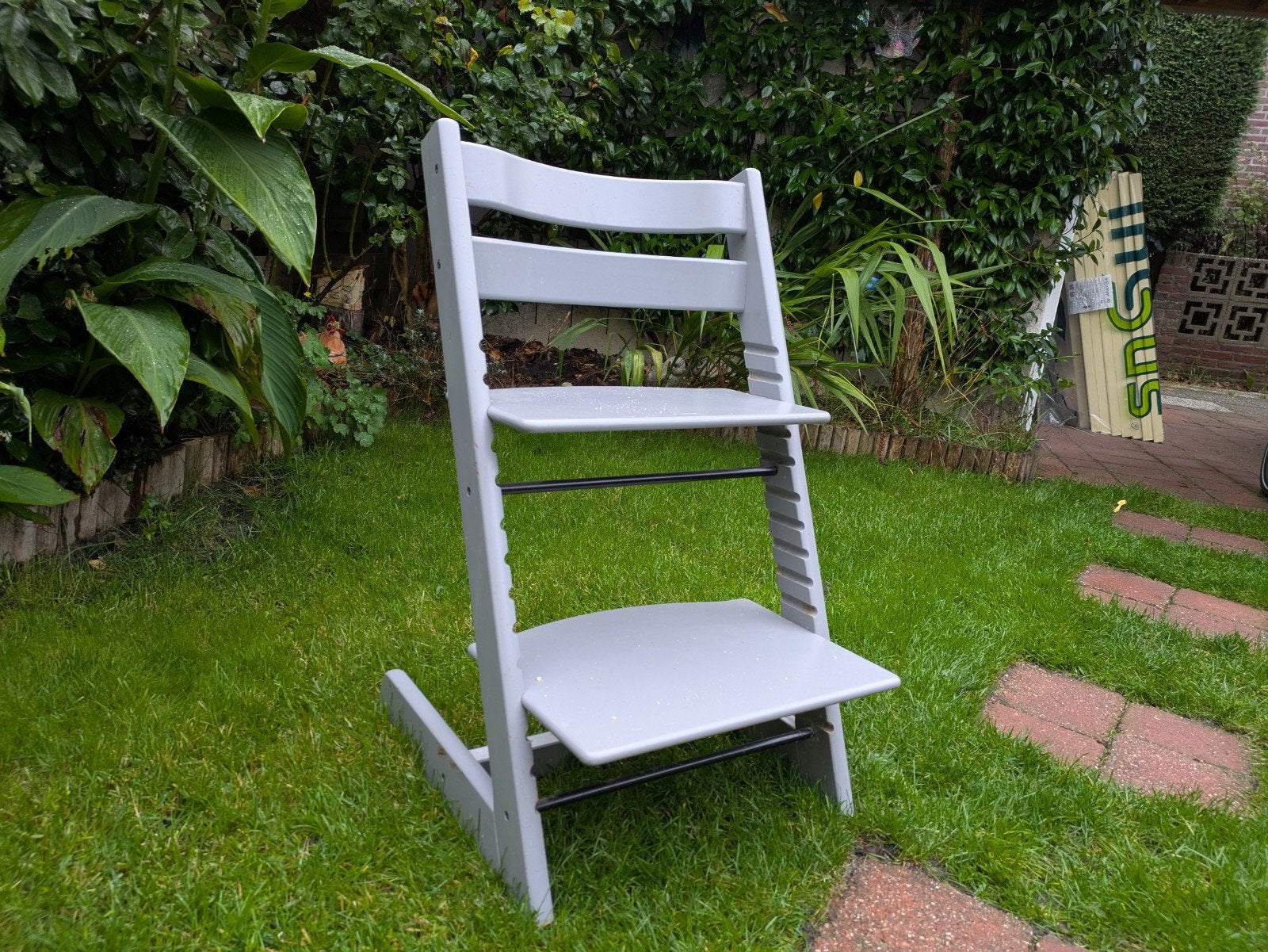 Stokke Tripp Trapp meegroeistoel met accessoires, Ophalen, Gebruikt, Meegroeistoel, Afneembaar eetblad