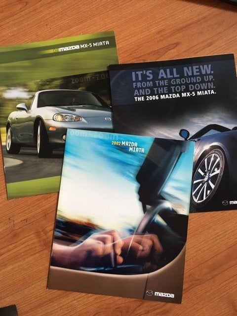 Mazda MX5 Miata fraaie originele brochure/auto folder '89-12, Boeken, Ophalen of Verzenden, Zo goed als nieuw, Mazda