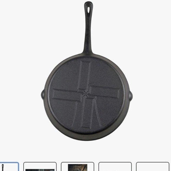 The Windmill Gietijzeren Skillet - 26.5cm - Nieuw in doos, Koekenpan, Gietijzer, Geschikt voor barbecue, Nieuw