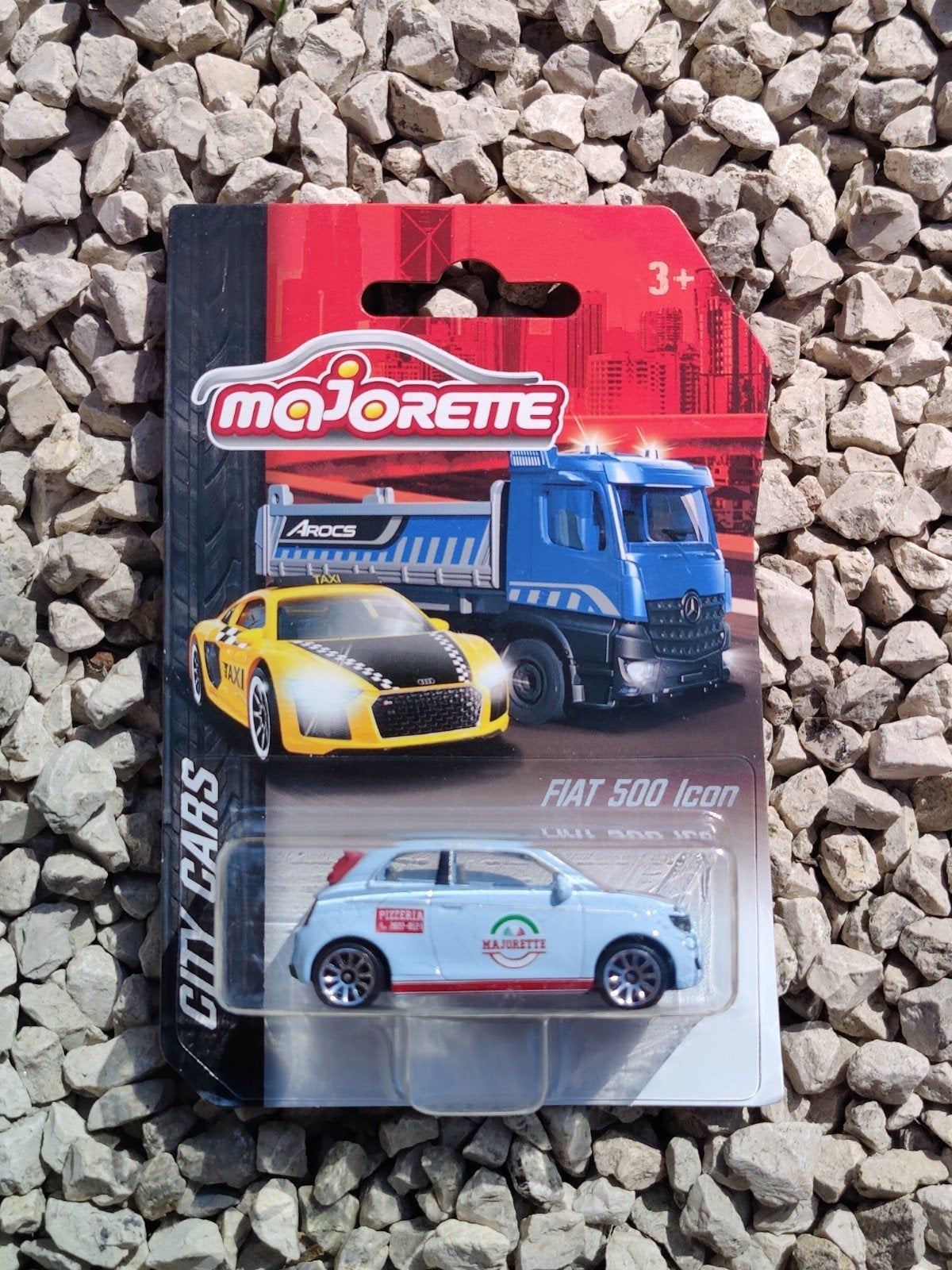 Majorette Fiat 500 Icon, Ophalen of Verzenden, Auto
