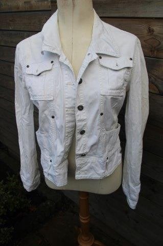 Jasje wit Erny van Reymersdal mt 42 Vaste prijs OPRUIMING, Kleding | Dames, Jasjes, Kostuums en Pakken, Wit, Maat 42/44 (L), Ophalen of Verzenden