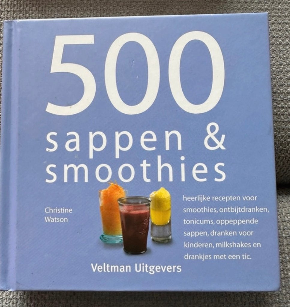 Boek: 500 sappen en smoothies, Ophalen of Verzenden, Gelezen, Overige gebieden, Overige typen