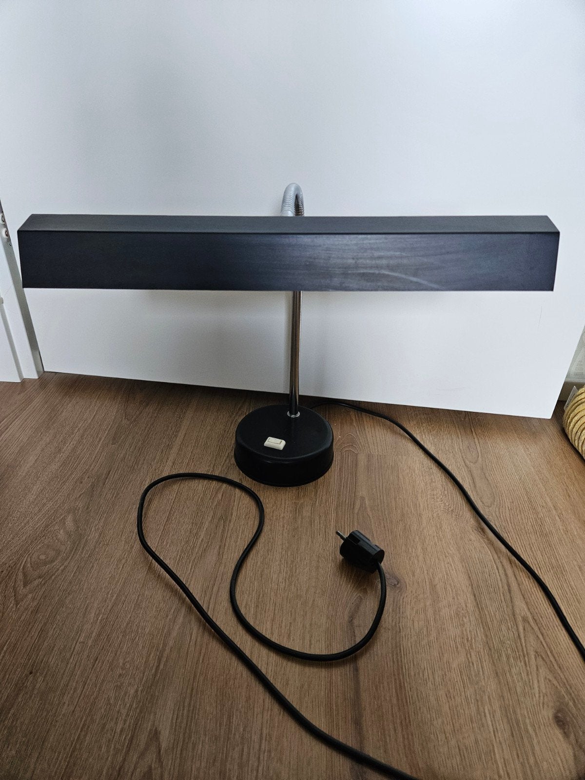 Vintage bureau lamp zwart, Ophalen, Gebruikt, Zwart
