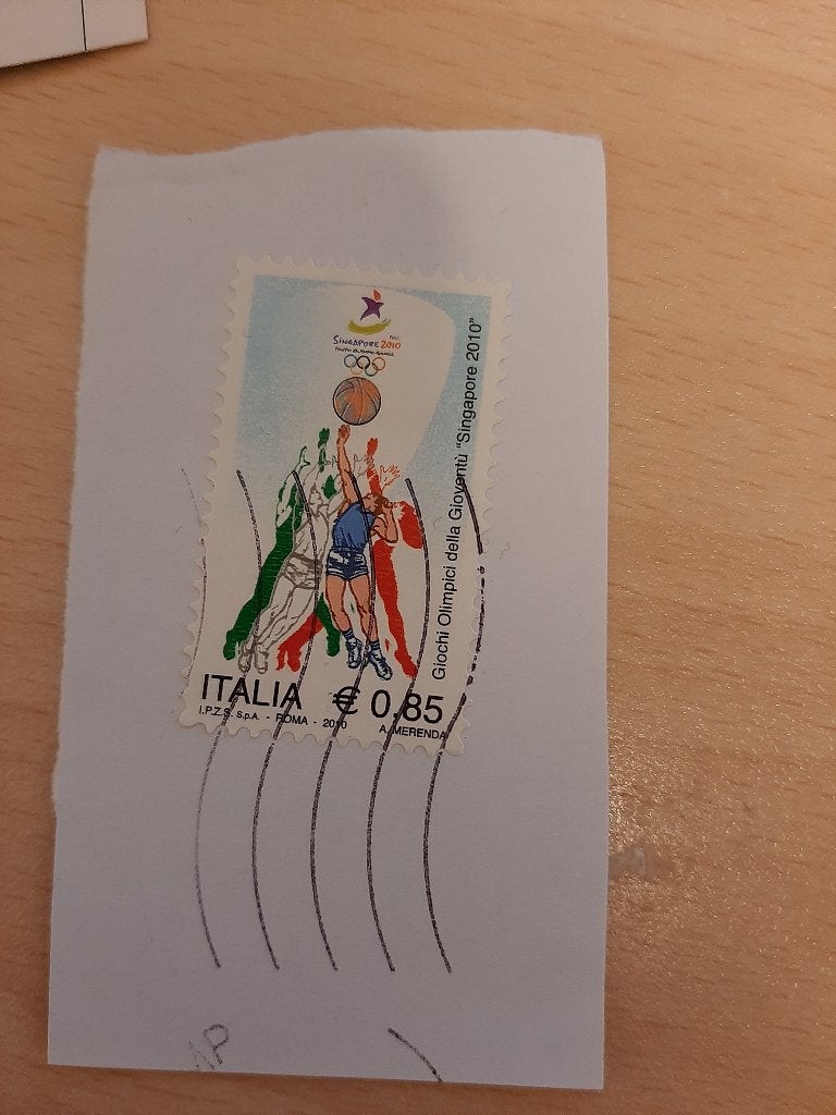 Italie Olympische Spelen 2010, Verzenden, Gestempeld