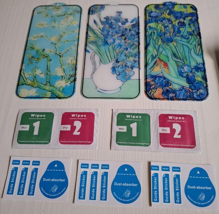 3 Berkin Arts tempered glass screenprotectors, -, Ophalen of Verzenden, -, -