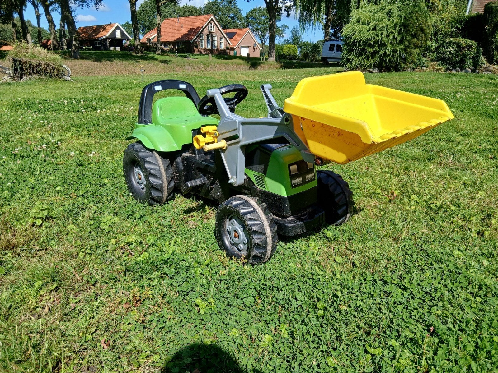 Deutz-Fahr Agroplus 620 traptractor met voorlader, Ophalen, Gebruikt