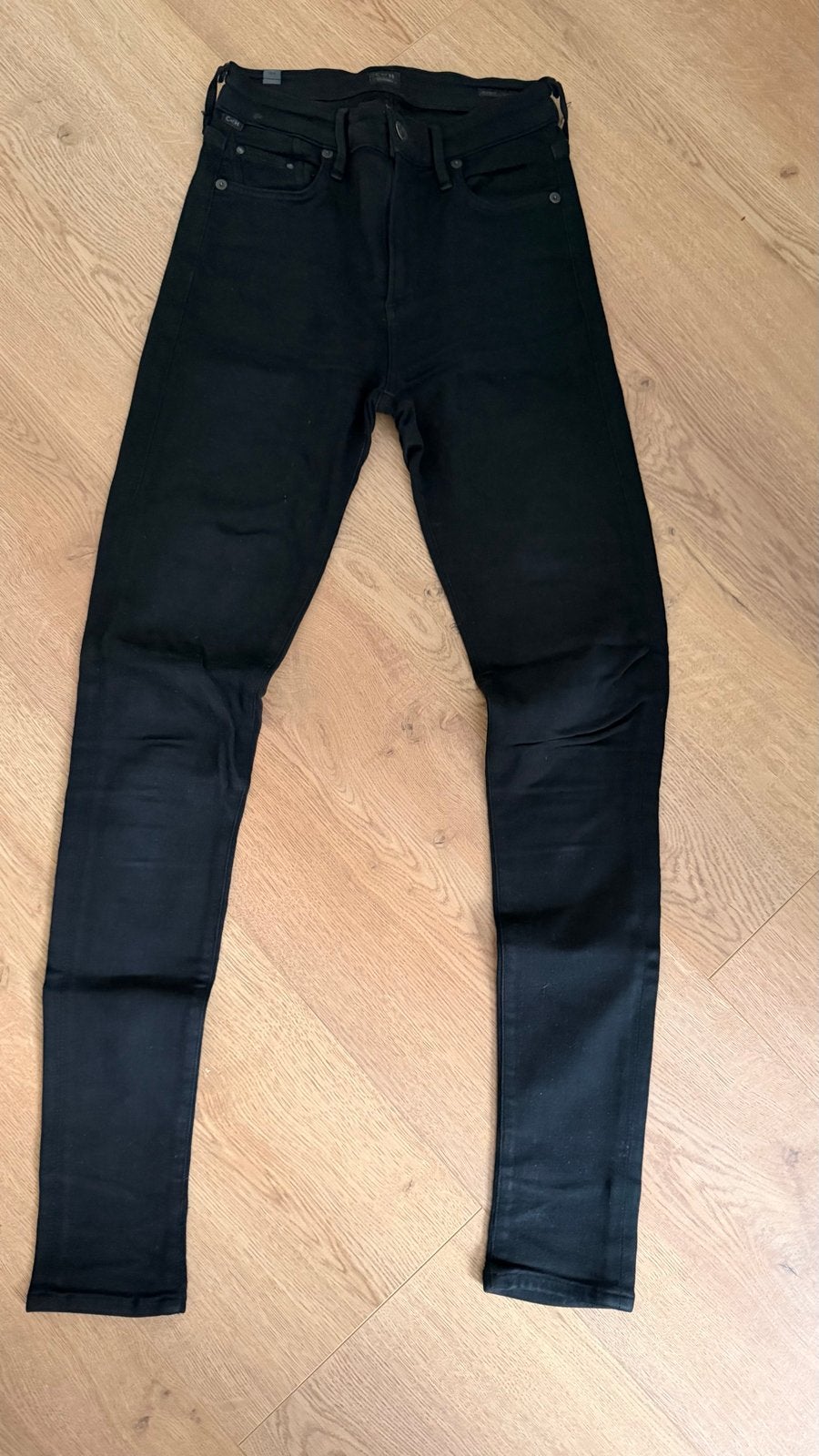 Citizens of Humanity zwarte jeans maat 24 skinny, Verzenden, Gedragen, Zwart, W28 - W29 (confectie 36)