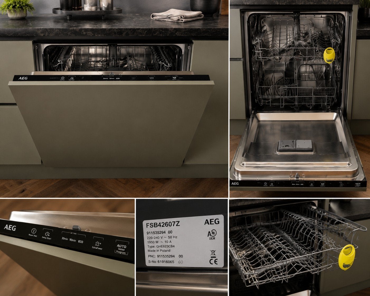 AEG FSB42607Z inbouw vaatwasser 60 cm – nieuw staat, Minder dan 85 cm, 60 cm of meer, Nieuw, Ophalen of Verzenden