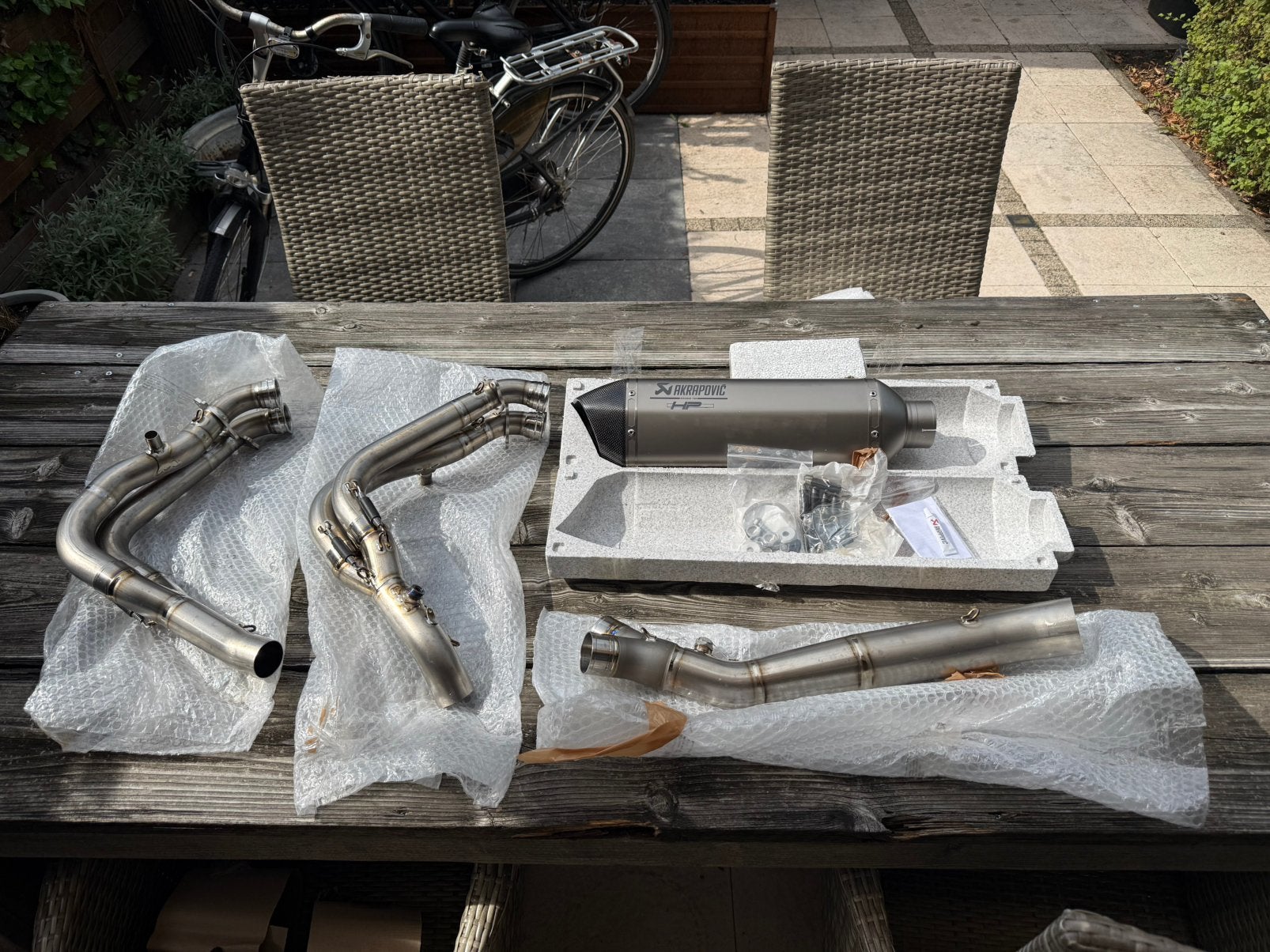Akrapovic HP Race titanium uitlaatsysteem BMW S1000RR, Ophalen of Verzenden, Nieuw