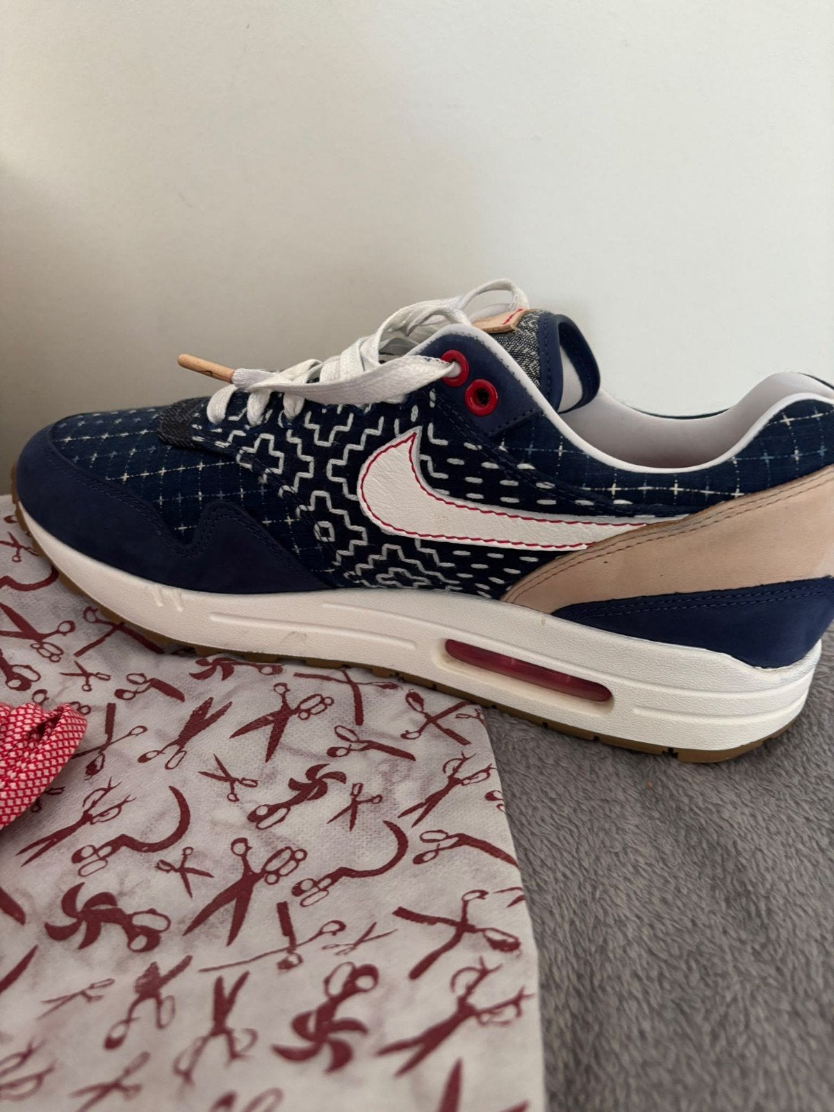 Nike Air Max 1 DNMH - Navy, Kleding | Heren, Blauw, Nike, Ophalen of Verzenden, Sneakers of Gympen