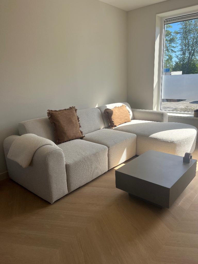 Nieuwe, beige bank Zitmaxx, Huis en Inrichting, 250 tot 300 cm, Lounge, 75 tot 100 cm, Ophalen of Verzenden
