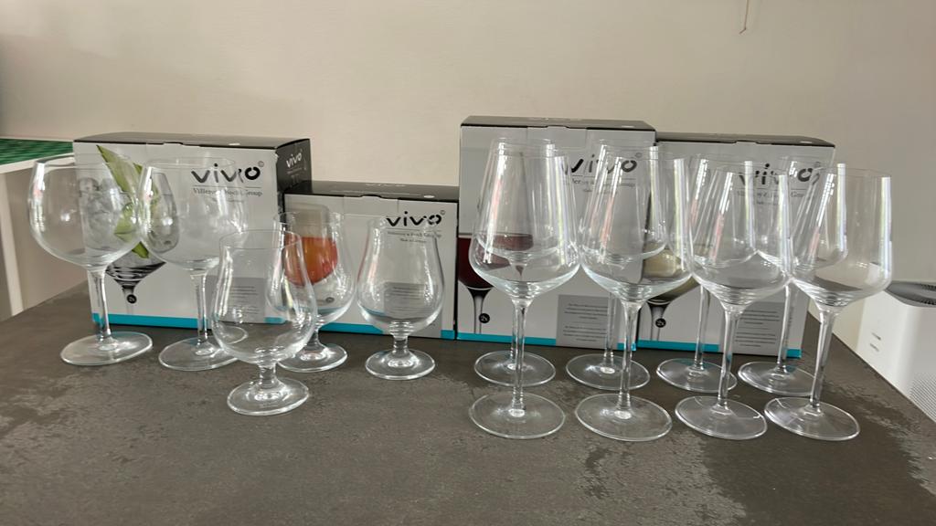 21 Glazen - Vivo - Villeroy & Boch - Albert Heijn, Ophalen, Glas of Glazen, Overige stijlen, Glas