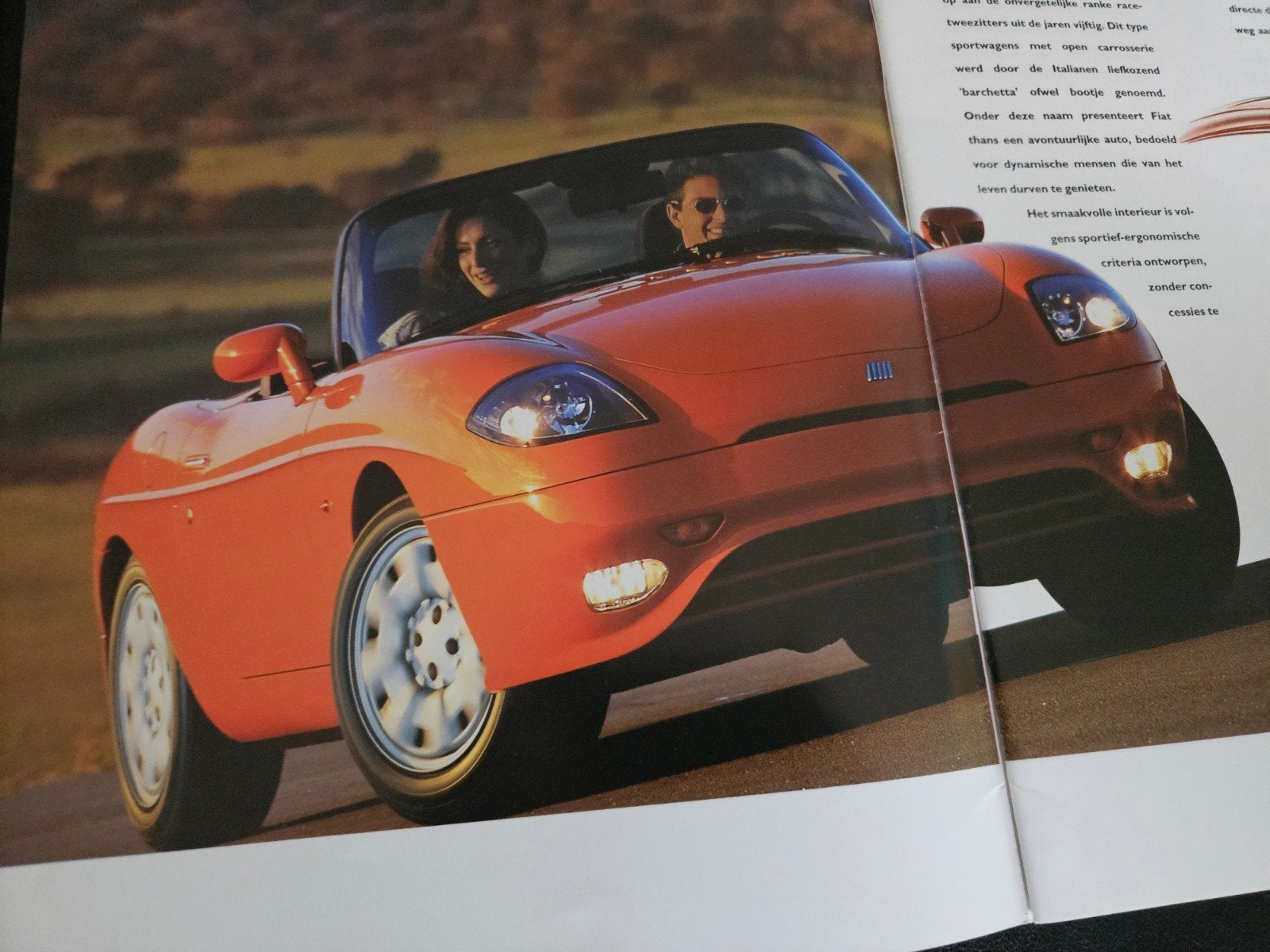 Brochure Fiat Barchetta 2000, Ophalen of Verzenden, Zo goed als nieuw, Overige merken