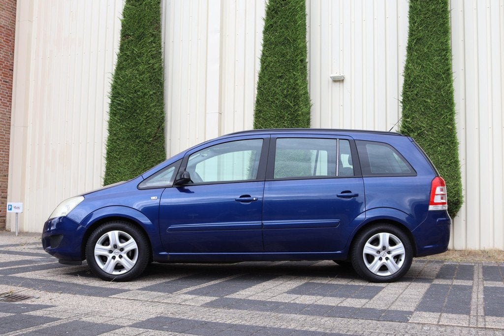 Opel Zafira 1.6 Business Airco Navigatie, Voorwielaandrijving, Gebruikt, 4 cilinders, Blauw